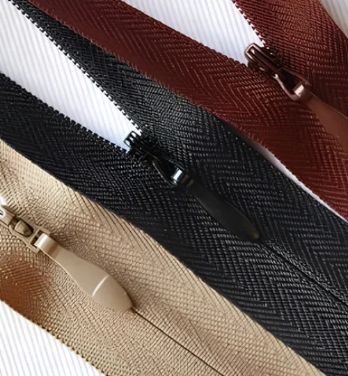 plastik gizli fermuar renk